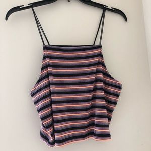 striped halter top